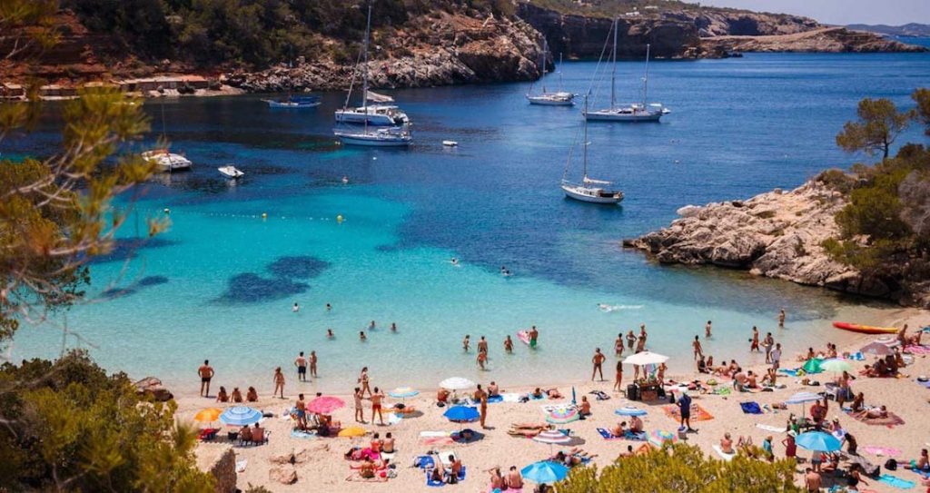 Playa Cala Salada in Ibiza Travel Spain